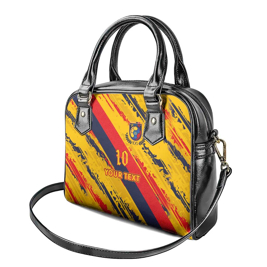 Custom Ecuador Football Shoulder Handbag La Tricolor-100th Anniversary LT03