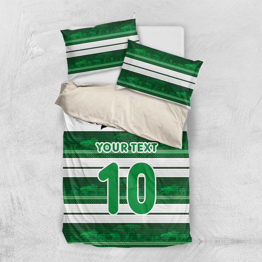 Custom Zimbabwe Rugby Bedding Set African Heritage Edition LT03