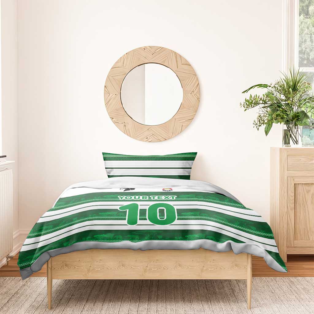 Custom Zimbabwe Rugby Bedding Set African Heritage Edition LT03