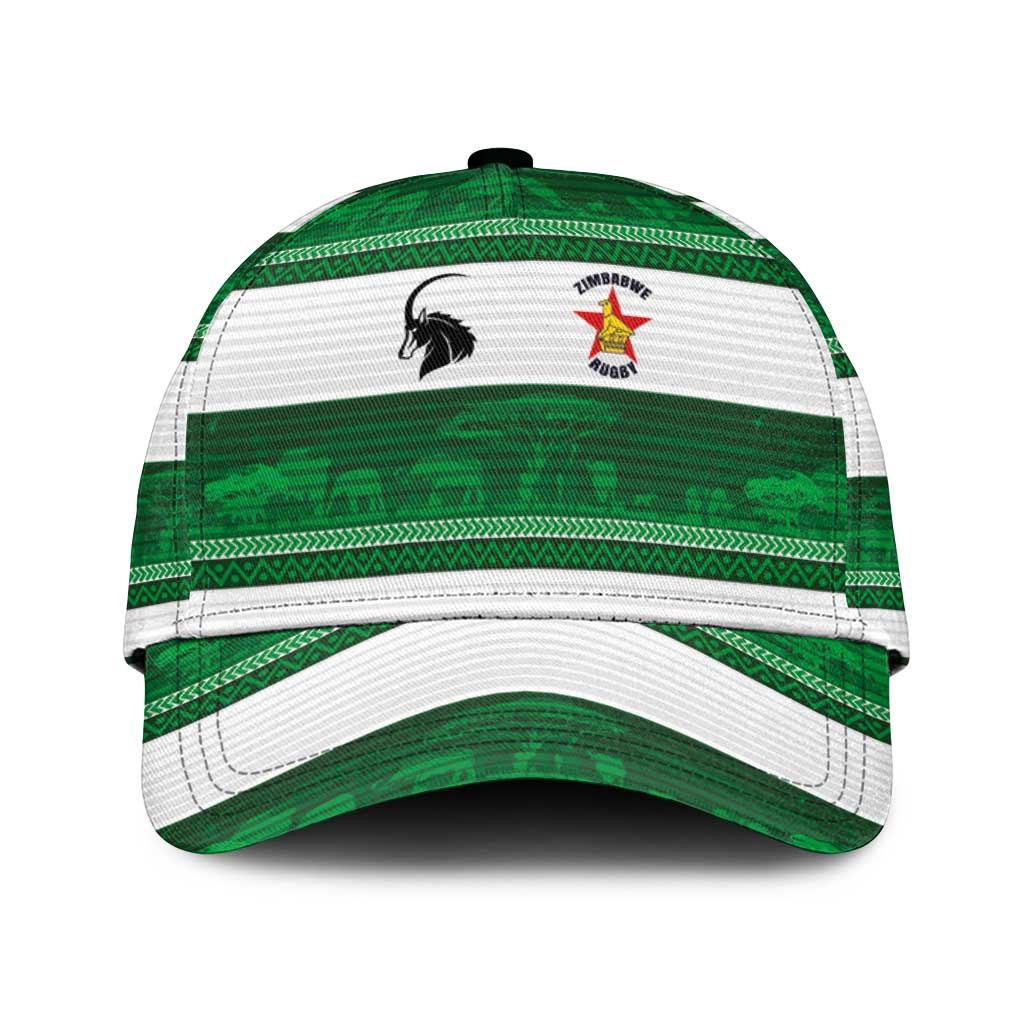 Zimbabwe Rugby Classic Cap African Heritage Stripes Style LT03