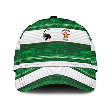 Zimbabwe Rugby Classic Cap African Heritage Stripes Style LT03