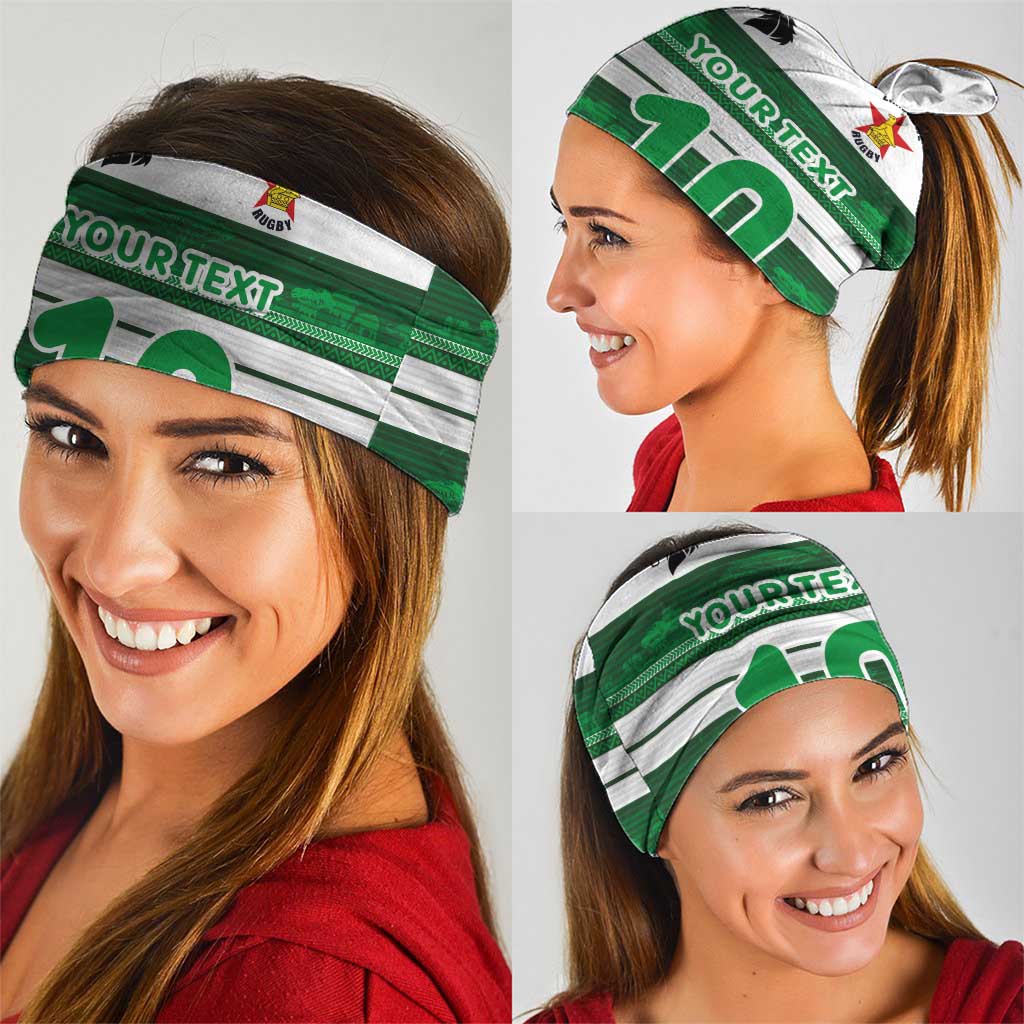 Custom Zimbabwe Rugby Neck Gaiter African Heritage Stripes Style LT03