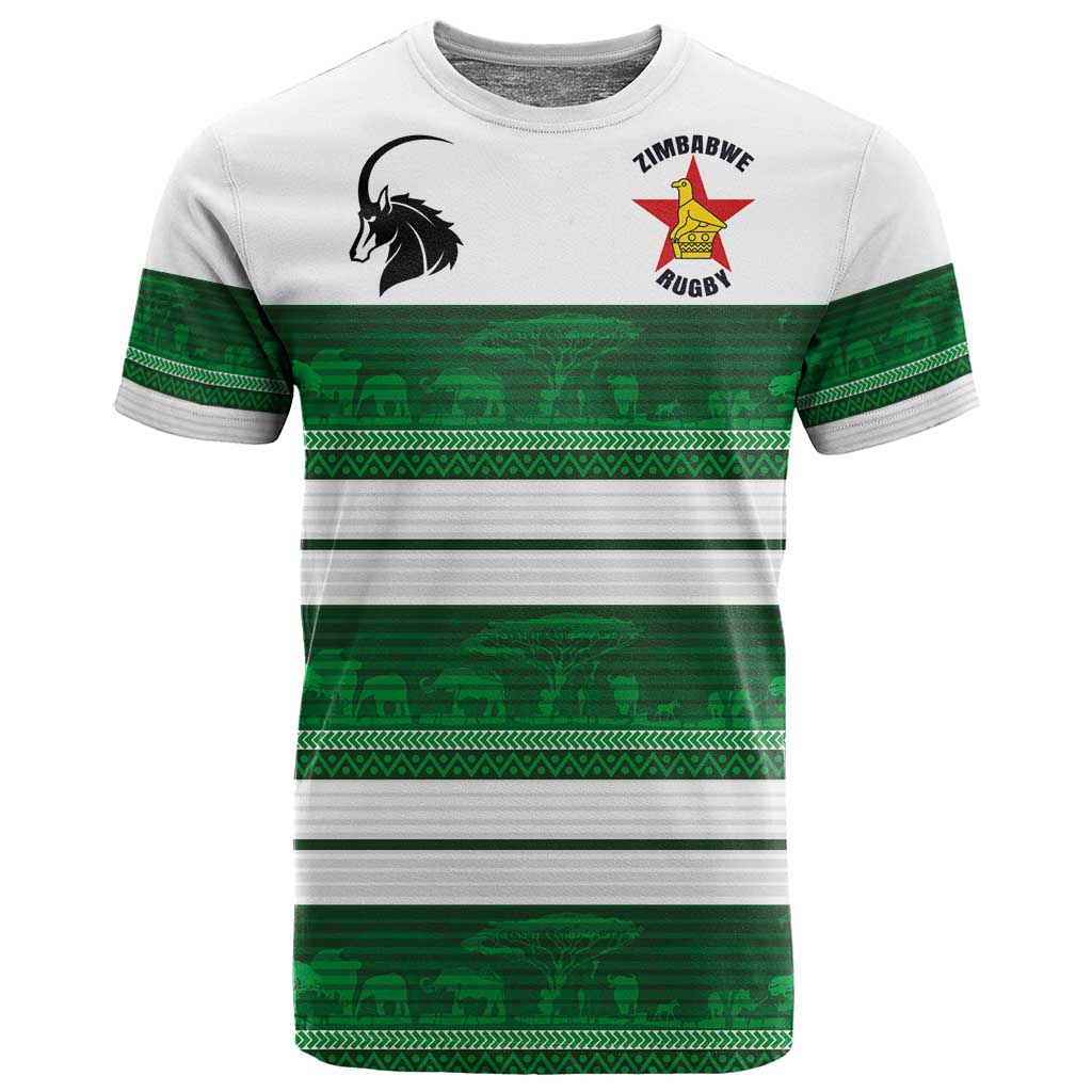 Custom Zimbabwe Rugby T shirt African Heritage Edition LT03