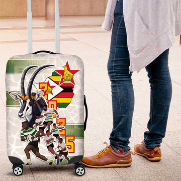 Zimbabwe Rugby The Champions 2025 Luggage Cover Warriors Sable Antelope LT03