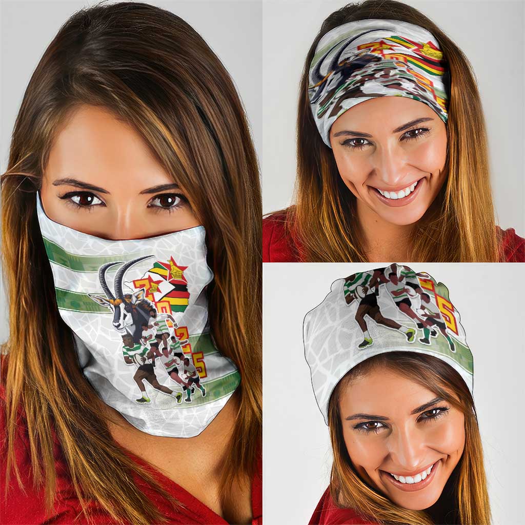 Zimbabwe Rugby The Champions 2025 Neck Gaiter Warriors Sable Antelope LT03