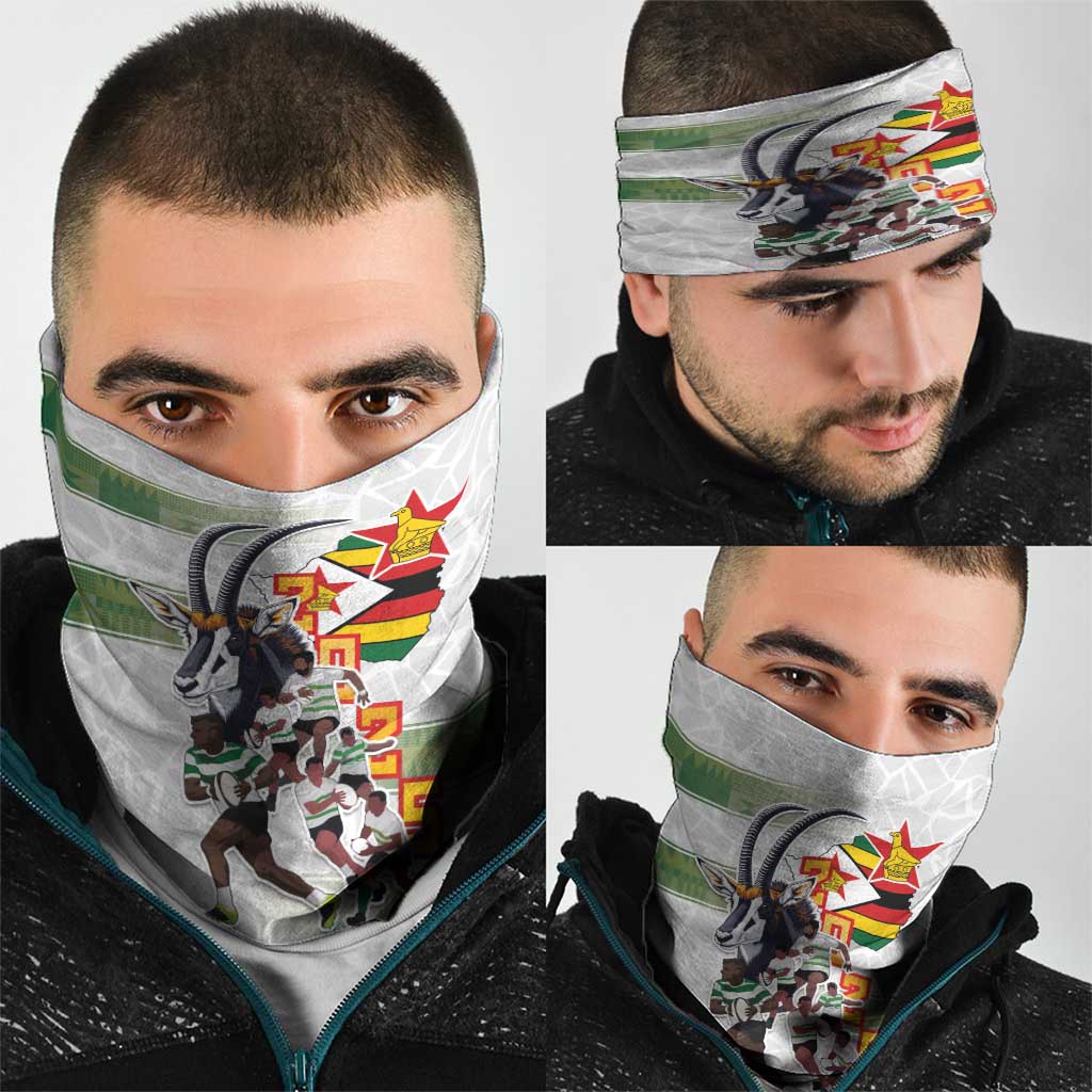 Zimbabwe Rugby The Champions 2025 Neck Gaiter Warriors Sable Antelope LT03