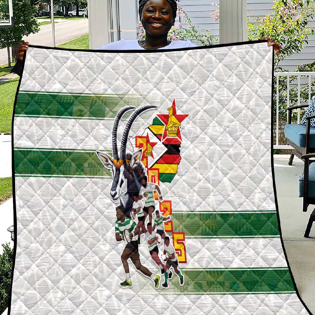 Zimbabwe Rugby The Champions 2025 Quilt Sables-Warriors of Africa LT03