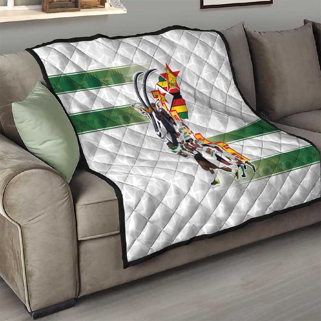 Zimbabwe Rugby The Champions 2025 Quilt Sables-Warriors of Africa LT03