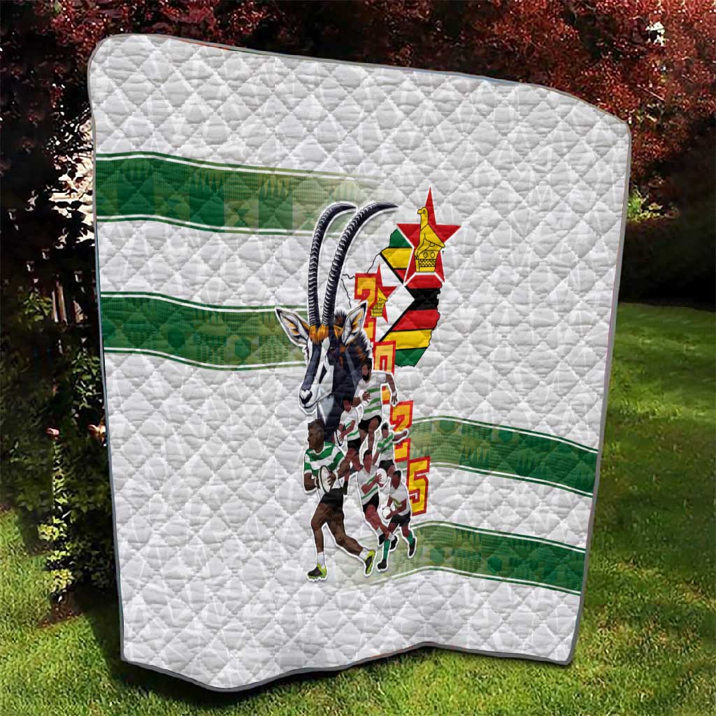 Zimbabwe Rugby The Champions 2025 Quilt Sables-Warriors of Africa LT03
