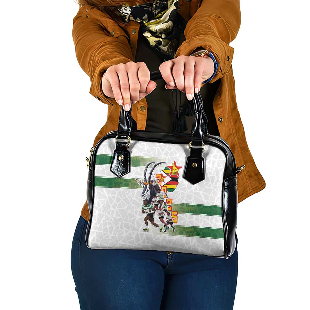 Zimbabwe Rugby The Champions 2025 Shoulder Handbag Warriors Sable Antelope LT03