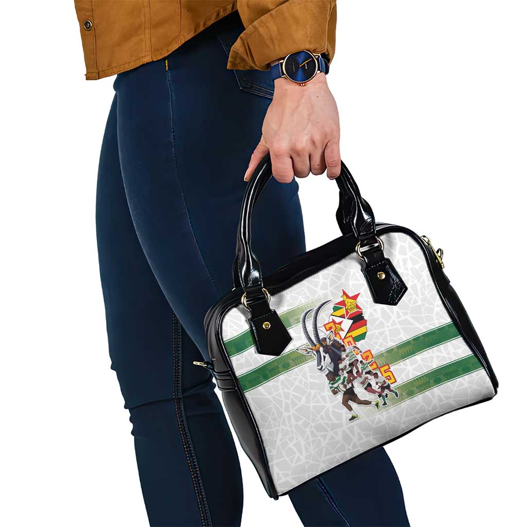 Zimbabwe Rugby The Champions 2025 Shoulder Handbag Warriors Sable Antelope LT03