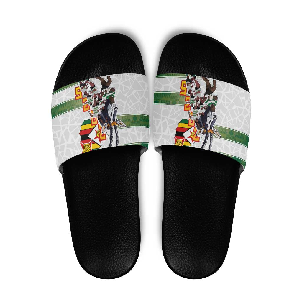Zimbabwe Rugby The Champions 2025 Slide Sandals Warriors Sable Antelope LT03