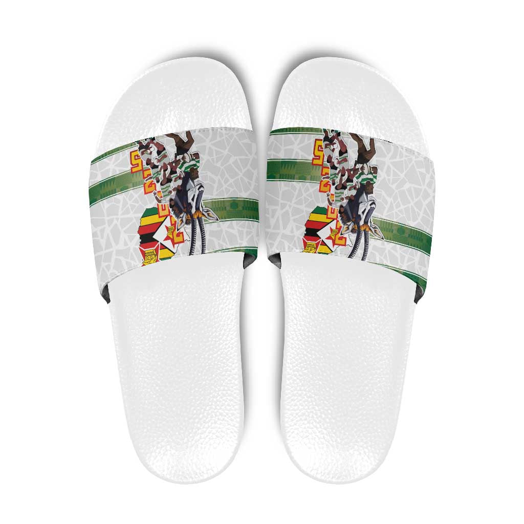 Zimbabwe Rugby The Champions 2025 Slide Sandals Warriors Sable Antelope LT03
