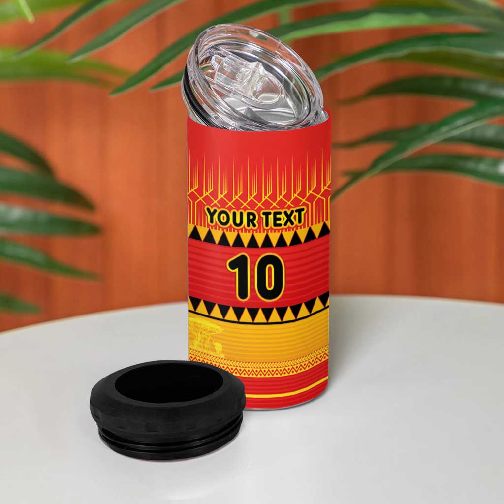 Custom Zimbabwe Cricket 4 in 1 Can Cooler Tumbler African Heritage Edition LT03