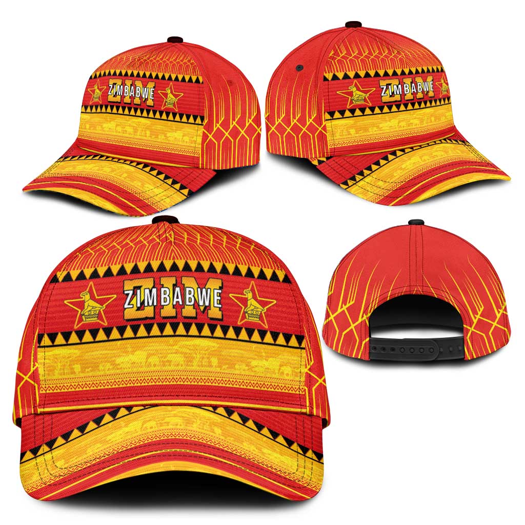 Zimbabwe Cricket Classic Cap African Heritage Stripes Style LT03