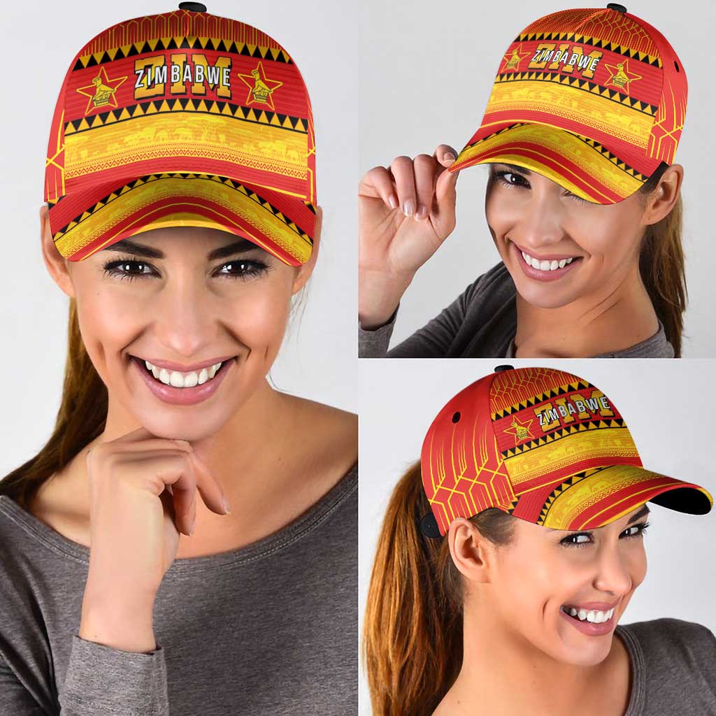 Zimbabwe Cricket Classic Cap African Heritage Stripes Style LT03