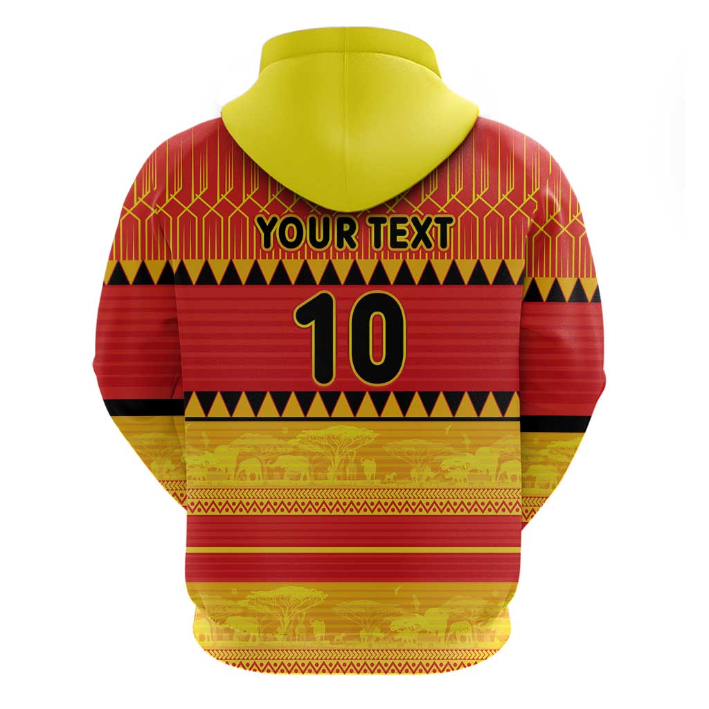 Custom Zimbabwe Cricket Hoodie African Heritage Stripes Style LT03