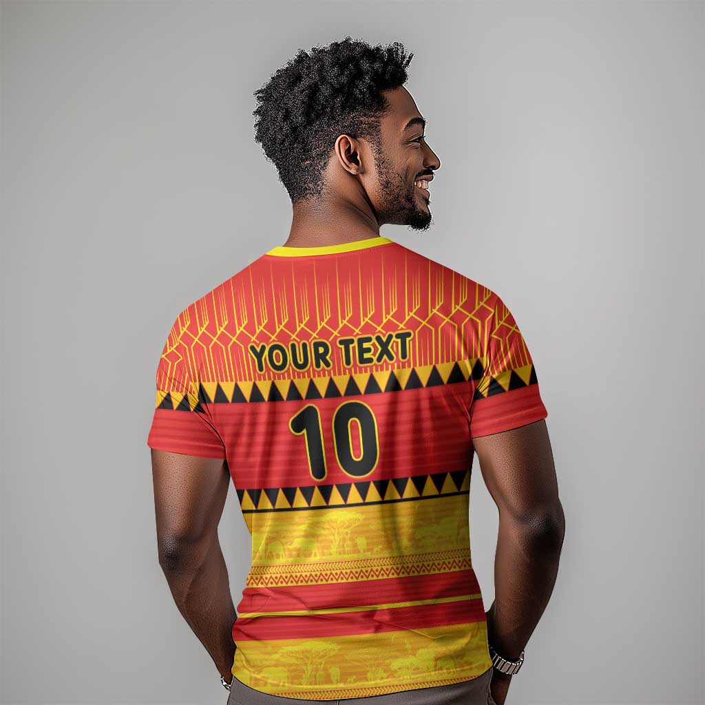 Custom Zimbabwe Cricket T shirt African Heritage Edition LT03