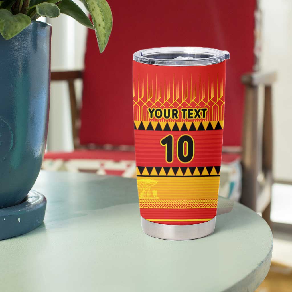 Custom Zimbabwe Cricket Tumbler Cup African Heritage Edition LT03