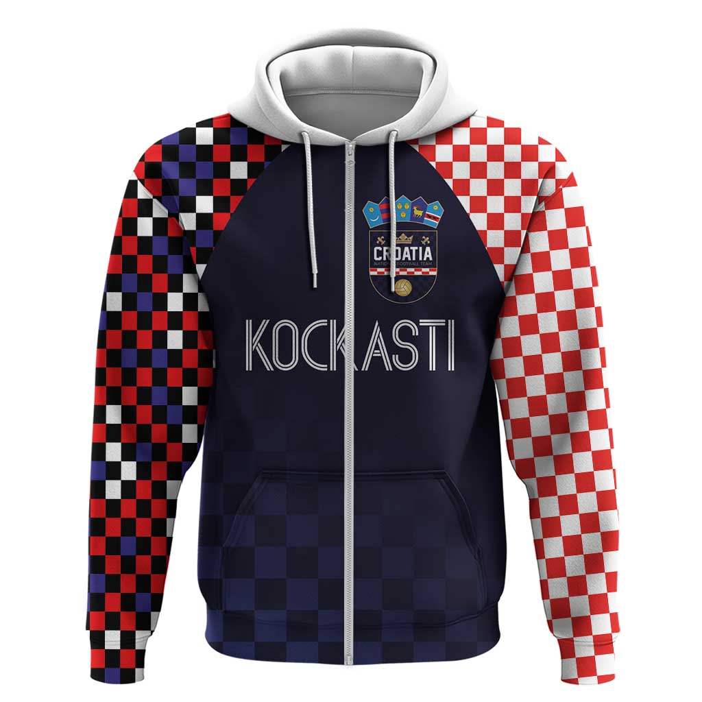 Custom Croatia Football Go Checkered Ones Hoodie LT03