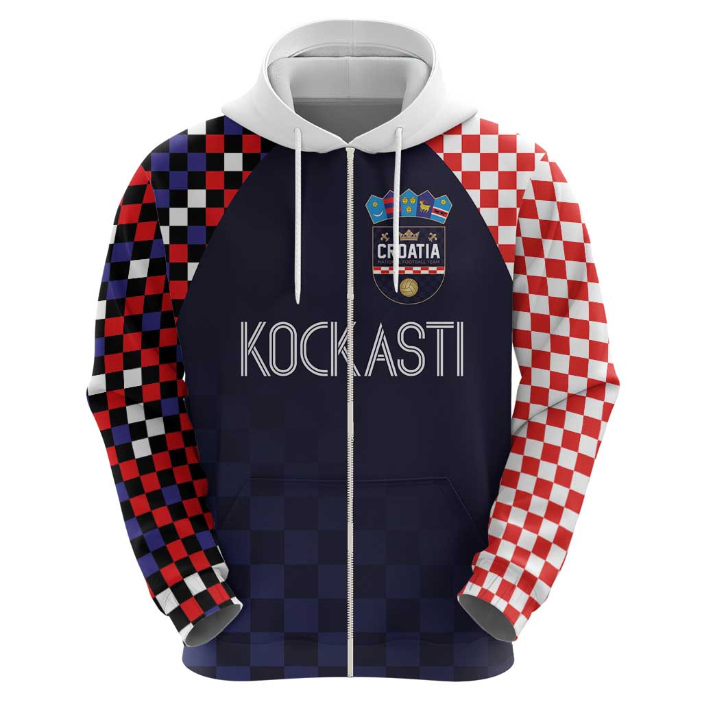 Custom Croatia Football Go Checkered Ones Hoodie LT03