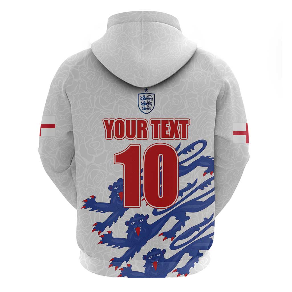 Custom England Football 2024 Road to The Champion Hoodie Football's Coming Home LT03