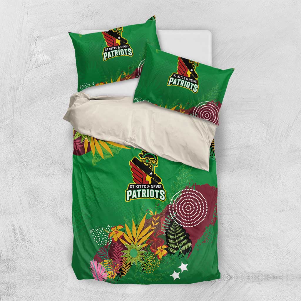 Afro-St Kitts and Nevis Cricket Patriots Bedding Set Caribbean Tropical Sporty LT03