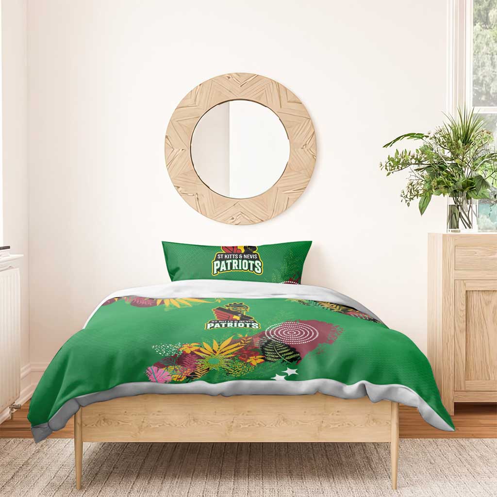 Afro-St Kitts and Nevis Cricket Patriots Bedding Set Caribbean Tropical Sporty LT03