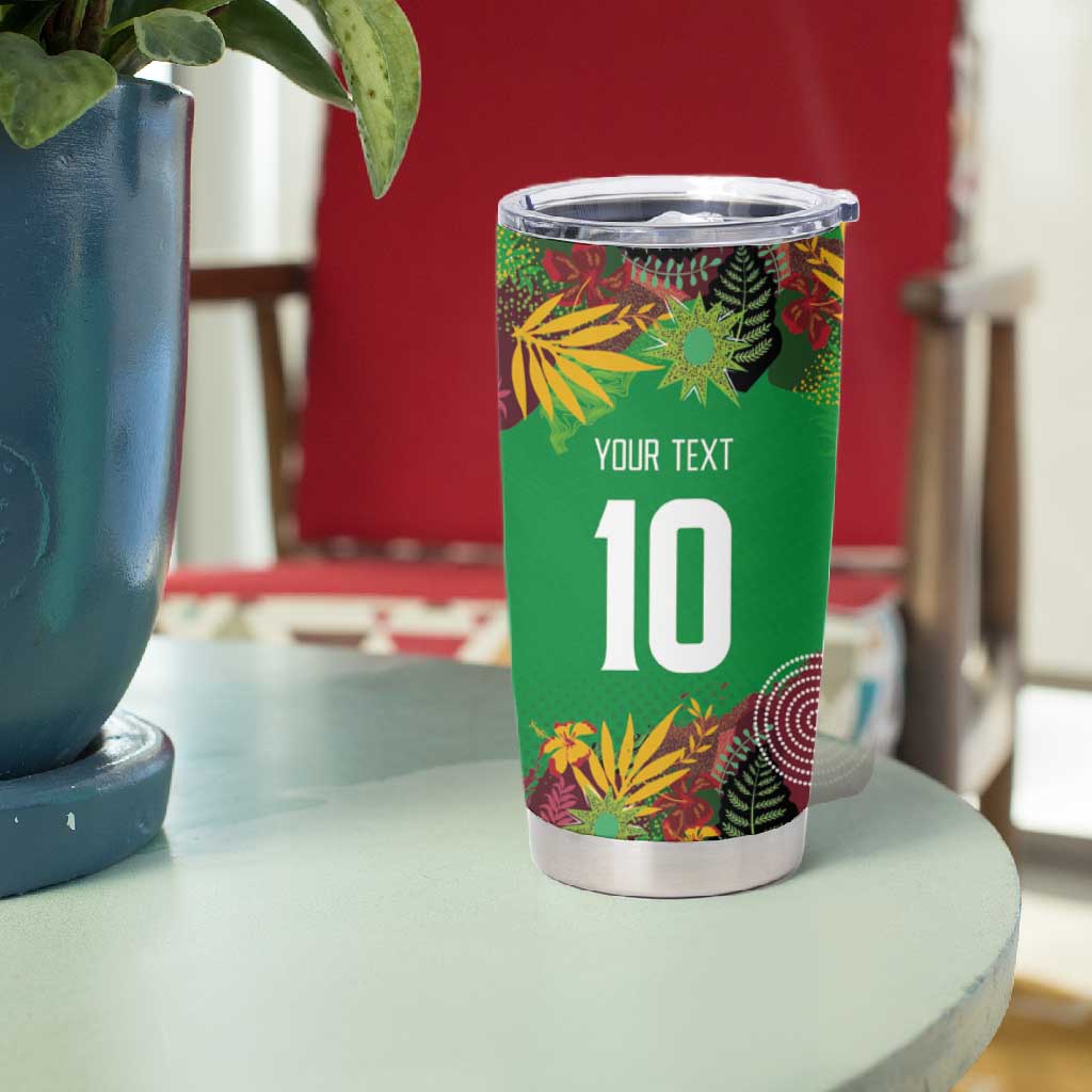 Custom Afro-St Kitts and Nevis Cricket Patriots Tumbler Cup Caribbean Tropical Sporty LT03