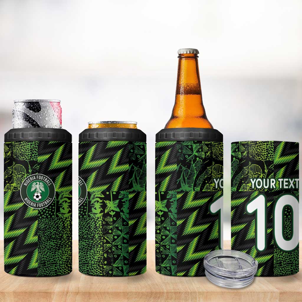 Nigeria Football Custom 4 in 1 Can Cooler Tumbler Champions-Super Eagles LT03