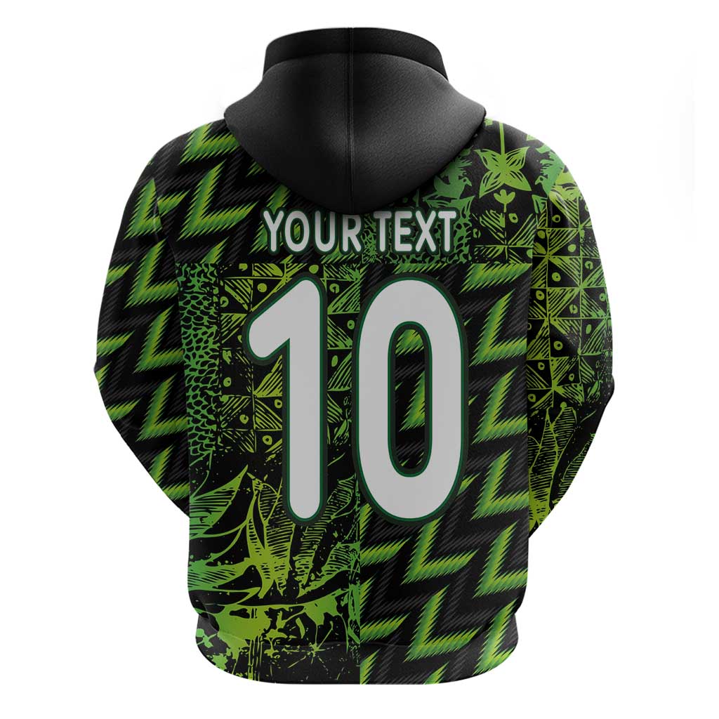 Custom Nigeria Football Hoodie Super Eagles Champions LT03