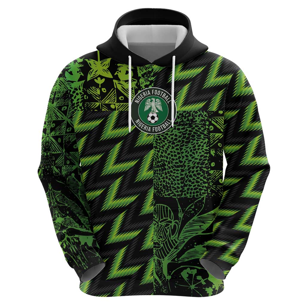 Custom Nigeria Football Hoodie Super Eagles Champions LT03