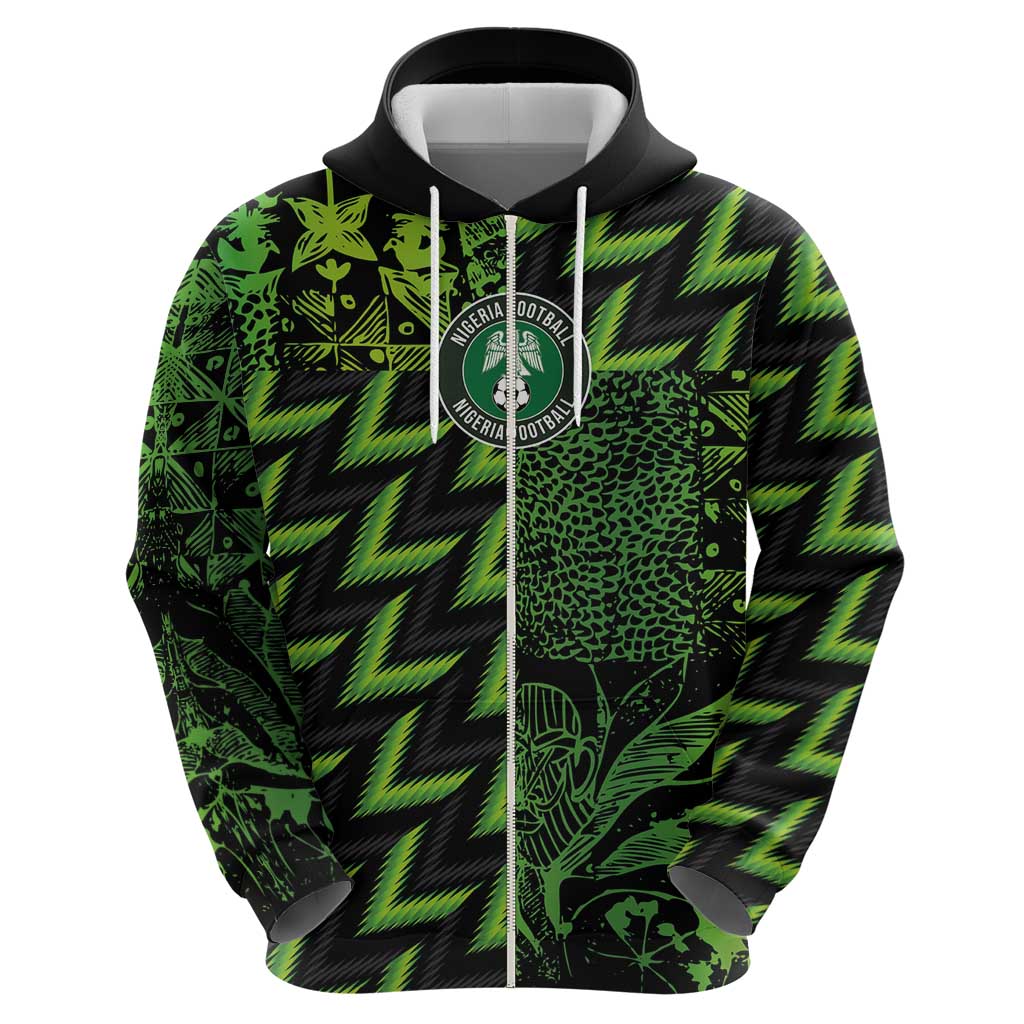 Custom Nigeria Football Hoodie Super Eagles Champions LT03