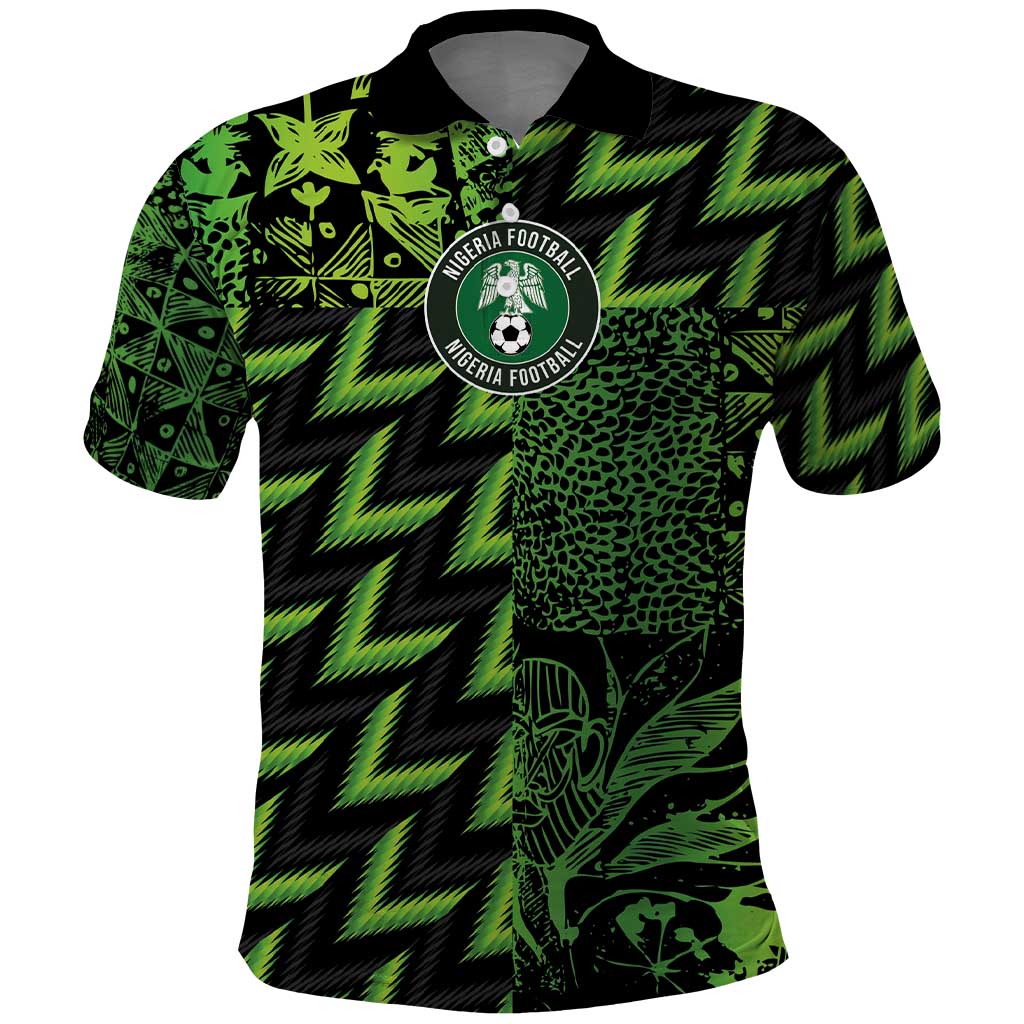 Custom Nigeria Football Polo Shirt Super Eagles Champions LT03