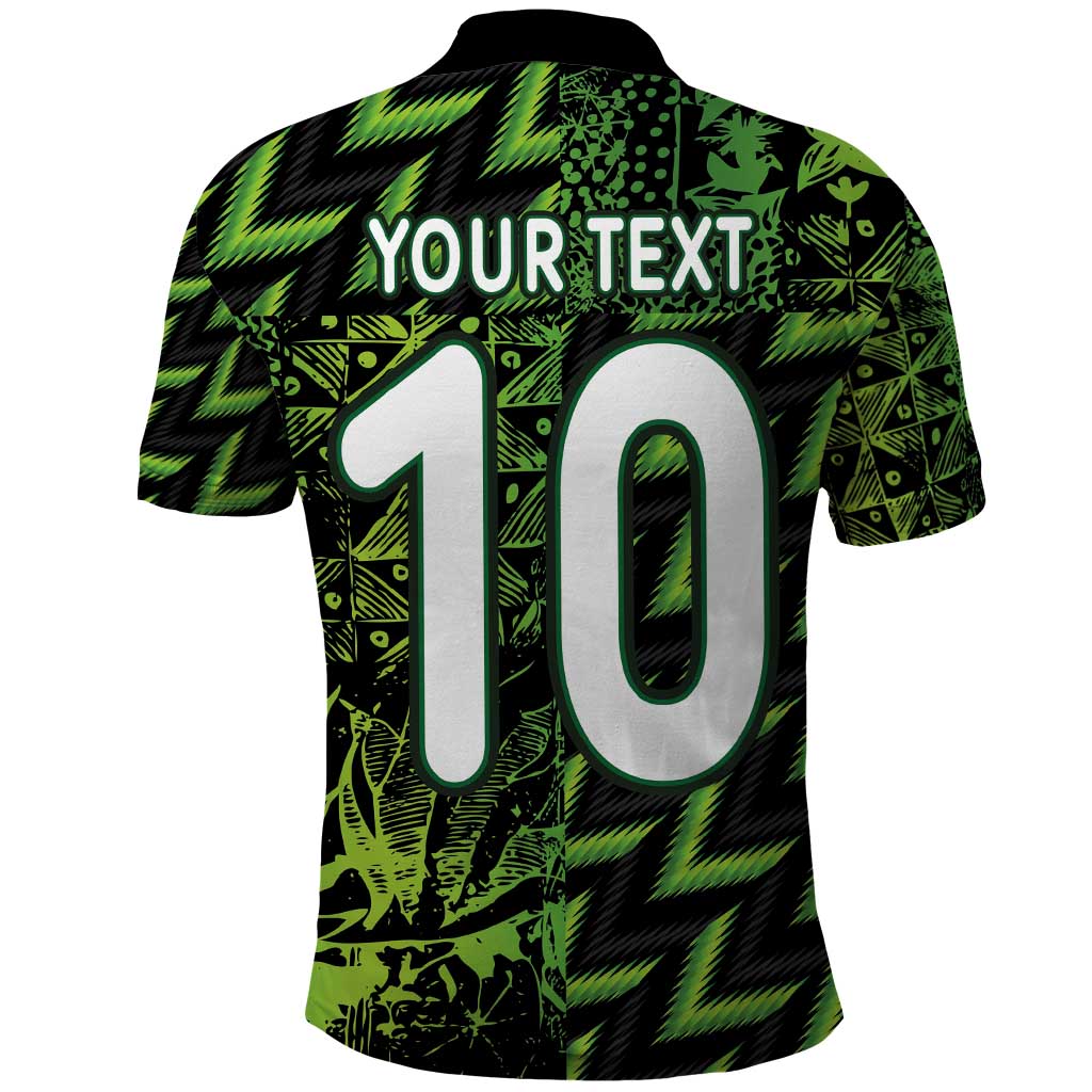 Custom Nigeria Football Polo Shirt Super Eagles Champions LT03