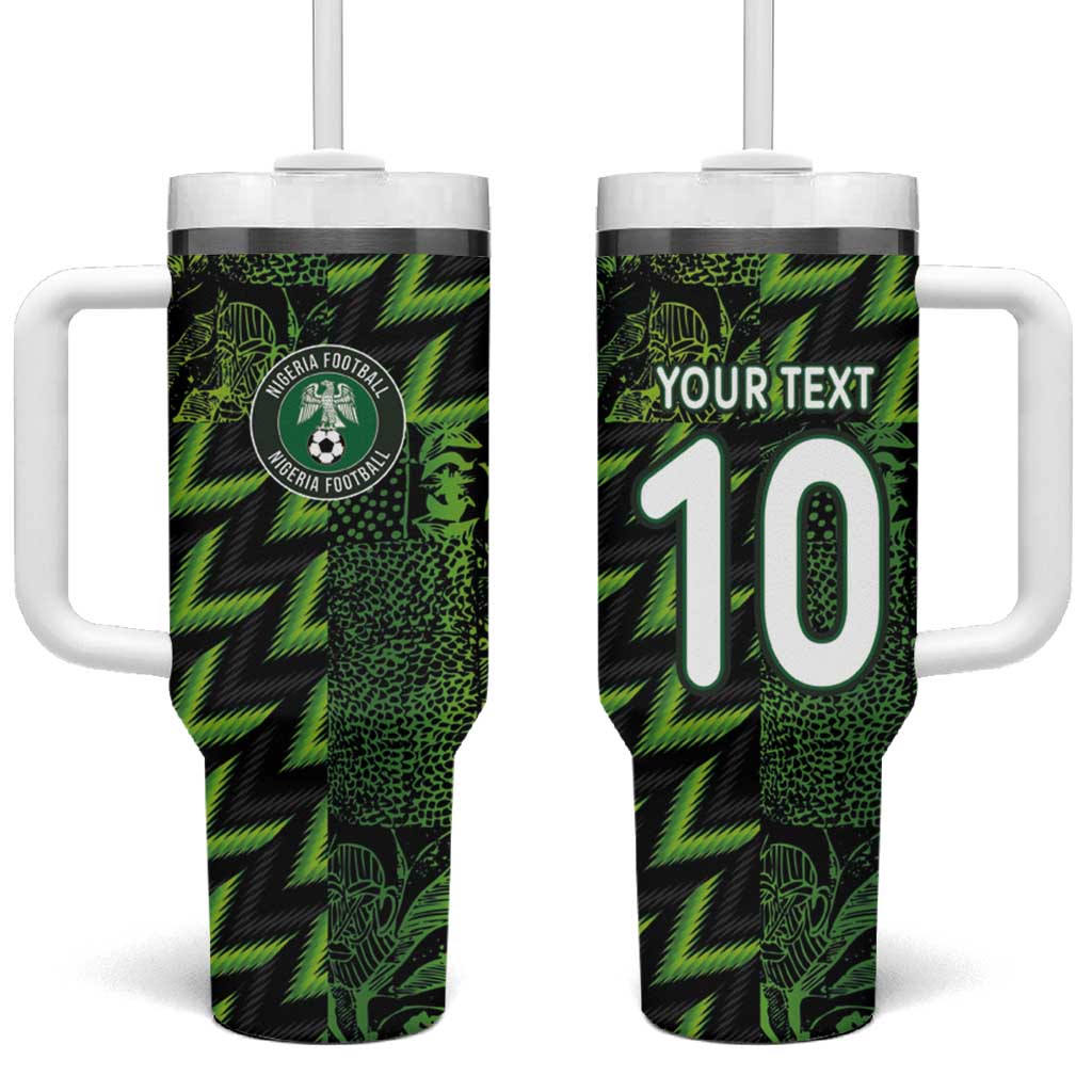 Nigeria Football Custom Tumbler With Handle Champions-Super Eagles LT03