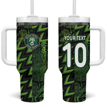 Nigeria Football Custom Tumbler With Handle Champions-Super Eagles LT03