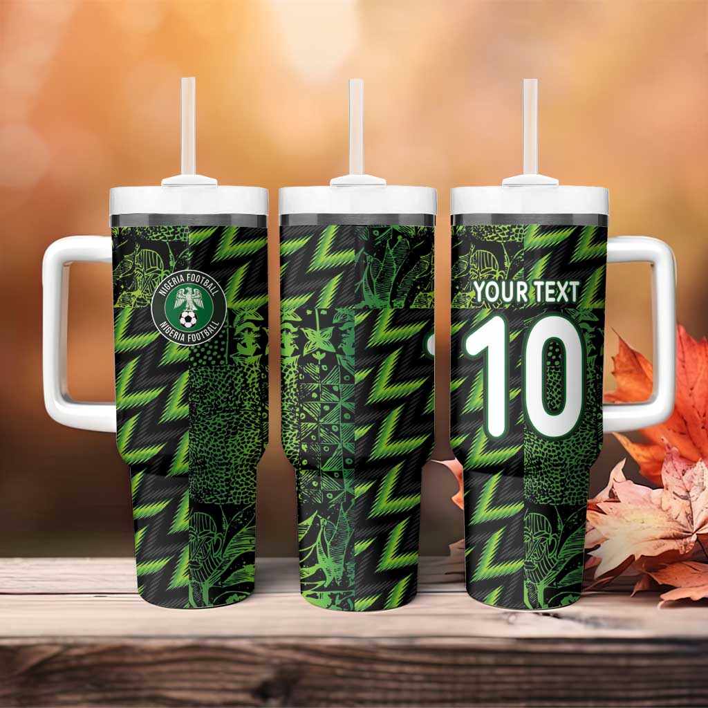Nigeria Football Custom Tumbler With Handle Champions-Super Eagles LT03