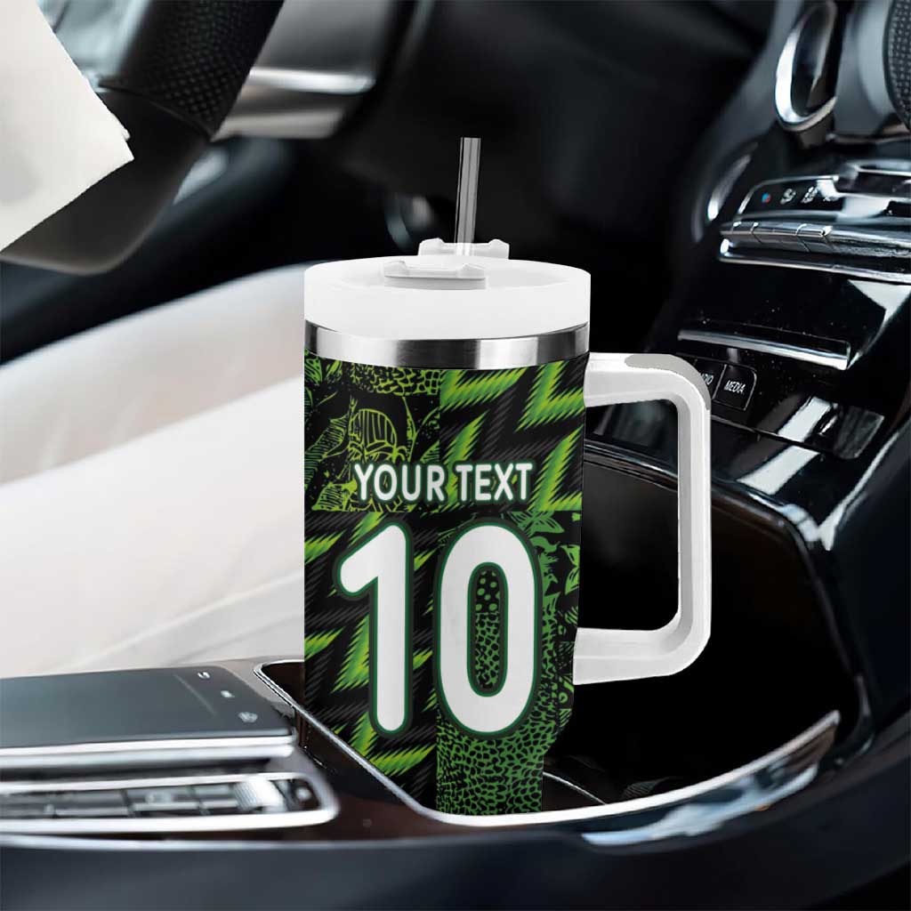 Nigeria Football Custom Tumbler With Handle Champions-Super Eagles LT03
