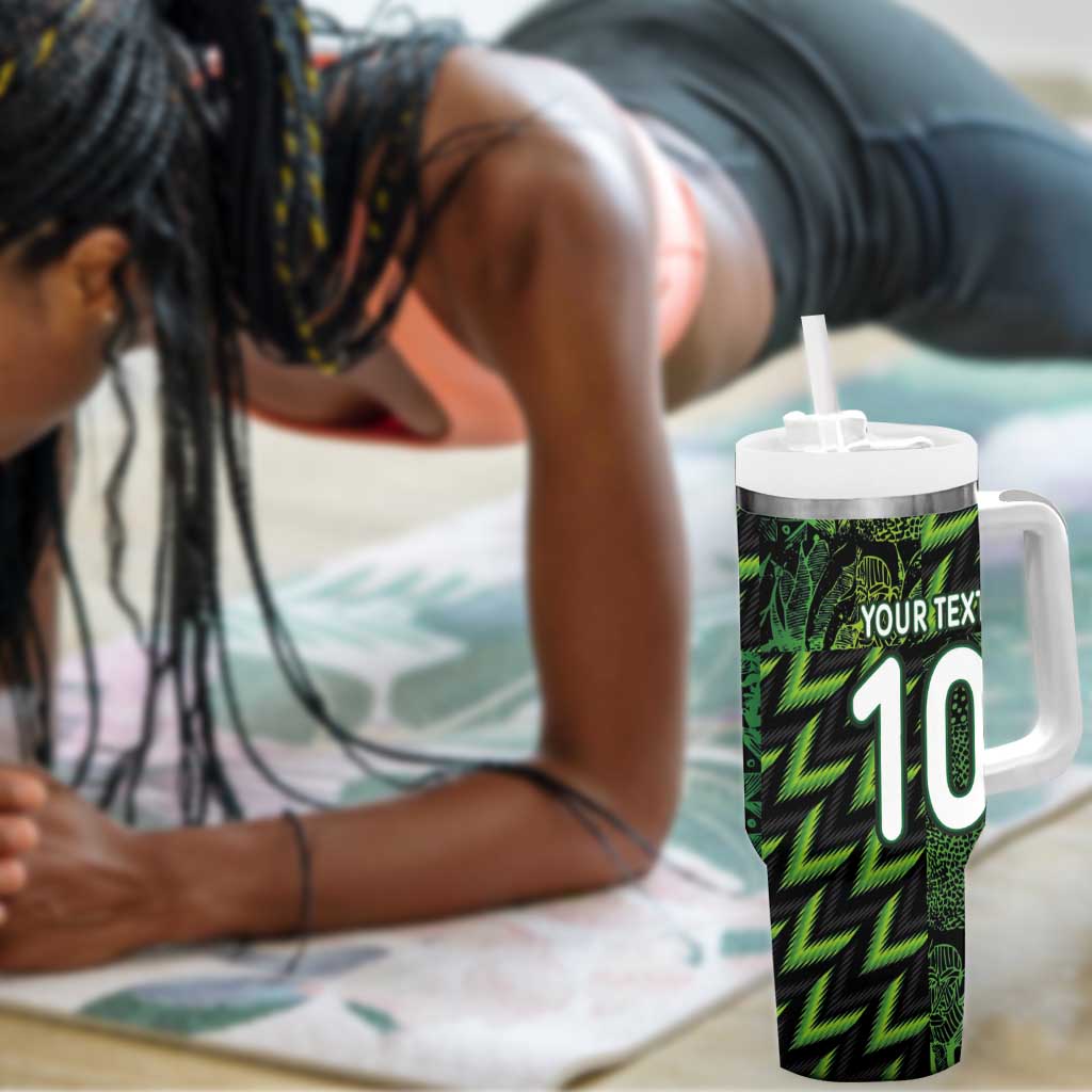 Nigeria Football Custom Tumbler With Handle Champions-Super Eagles LT03
