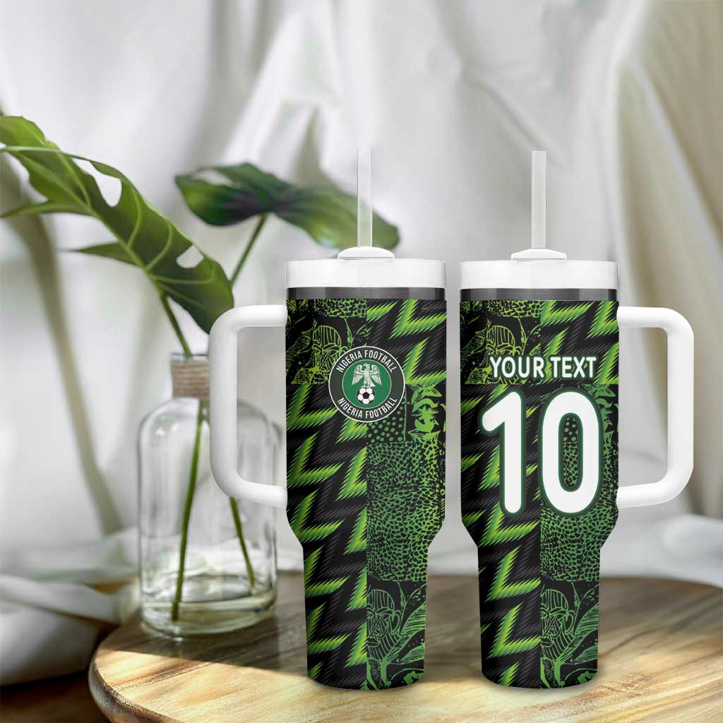 Nigeria Football Custom Tumbler With Handle Champions-Super Eagles LT03