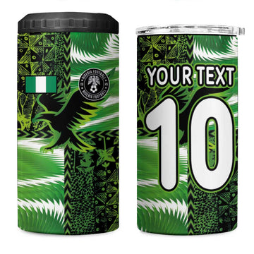 Nigeria Football Custom 4 in 1 Can Cooler Tumbler Super Eagles-Africa Spirit LT03