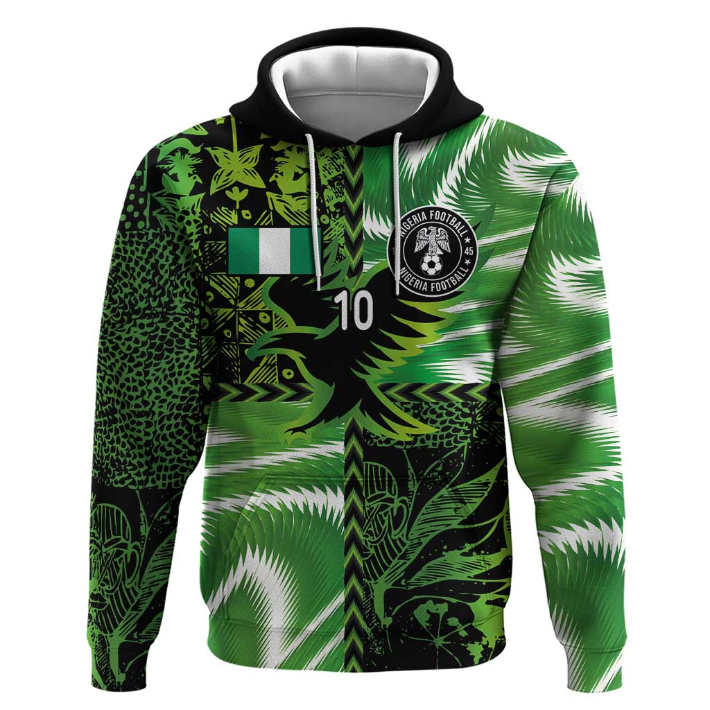 Custom Nigeria Football Hoodie Super Eagles Spirit LT03