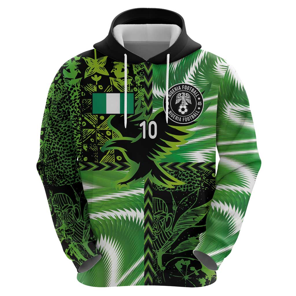 Custom Nigeria Football Hoodie Super Eagles Spirit LT03