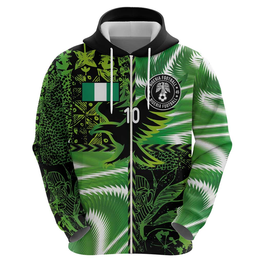 Custom Nigeria Football Hoodie Super Eagles Spirit LT03