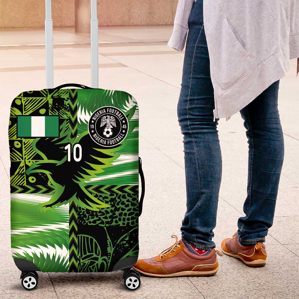 Custom Nigeria Football Luggage Cover Super Eagles Spirit LT03
