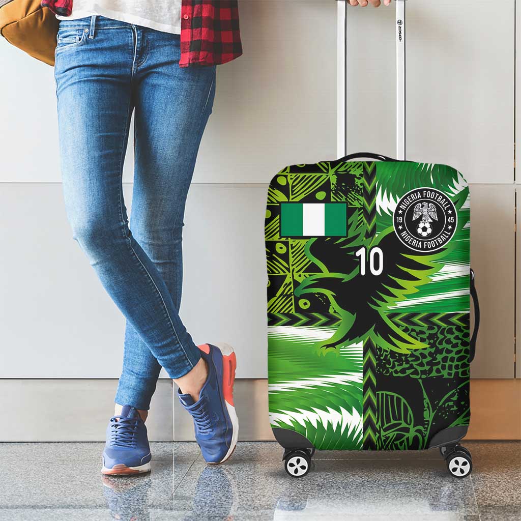 Custom Nigeria Football Luggage Cover Super Eagles Spirit LT03