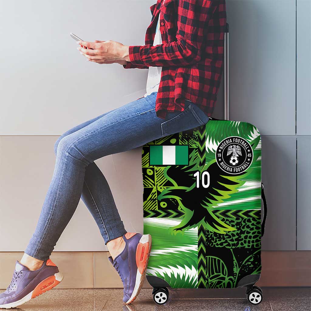 Custom Nigeria Football Luggage Cover Super Eagles Spirit LT03