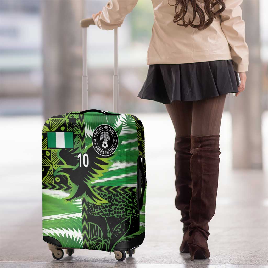 Custom Nigeria Football Luggage Cover Super Eagles Spirit LT03