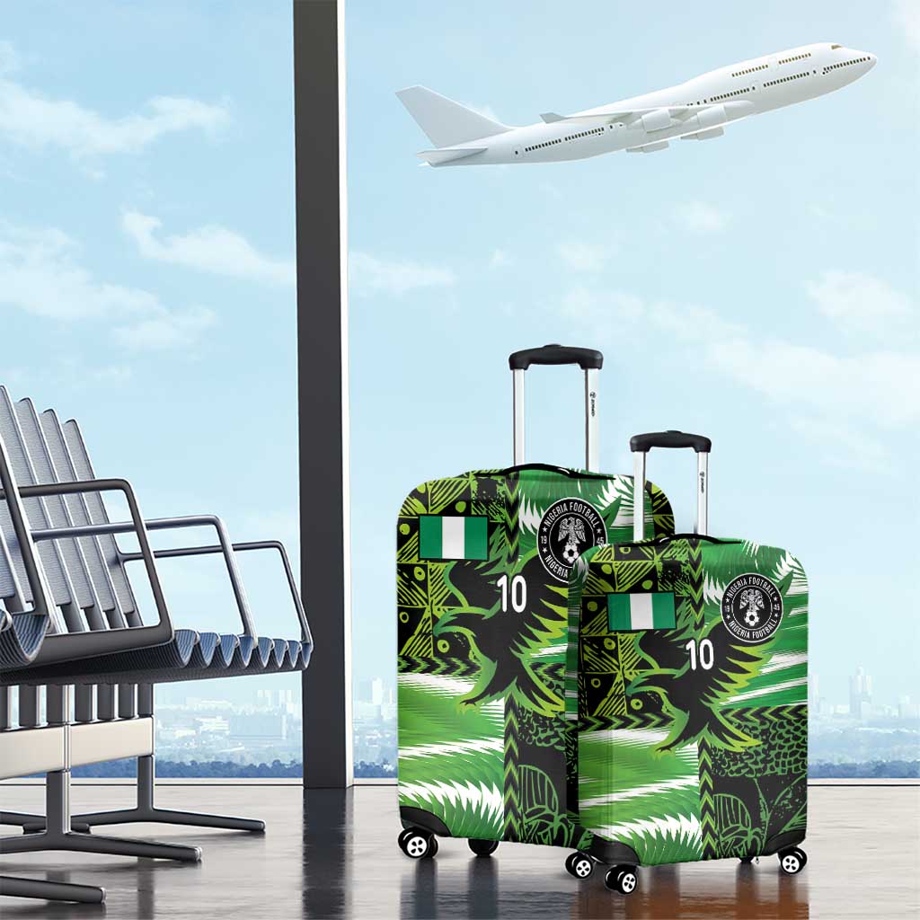 Custom Nigeria Football Luggage Cover Super Eagles Spirit LT03